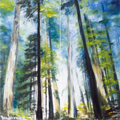 Futuristischer Wald
